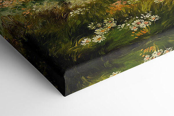 Peinture d'un champ de fleurs Peinture d'un champ de fleurs