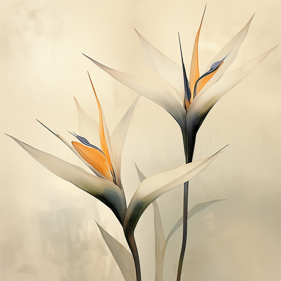 Fleurs délicates dans des teintes douces