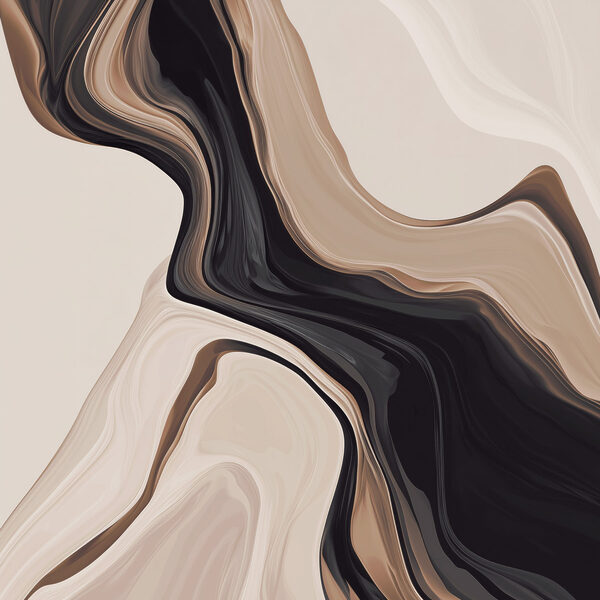 Des couches fluides de neutres doux. Des couches fluides de neutres doux.