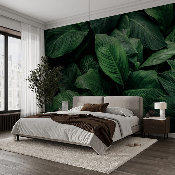 Grandes feuilles vertes Grandes feuilles vertes