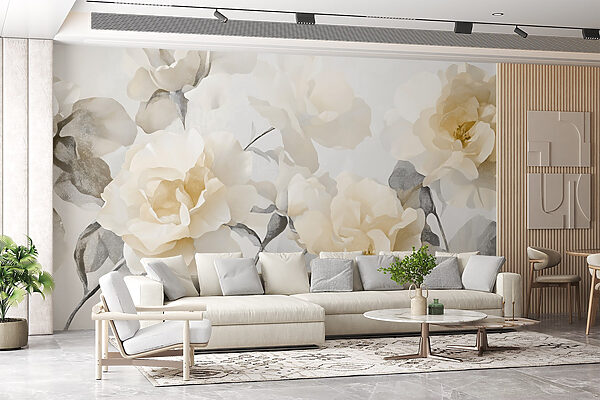 Groupe de fleurs blanches Groupe de fleurs blanches