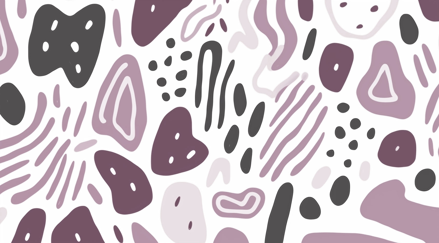 Pattern of purple and black shapes