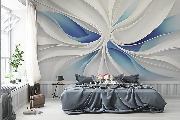 Tourbillons blancs et bleus Tourbillons blancs et bleus
