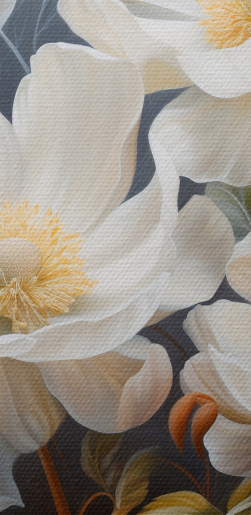Peinture de fleurs blanches Peinture de fleurs blanches