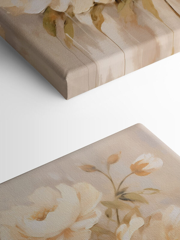 Peinture de fleurs sur un mur Peinture de fleurs sur un mur