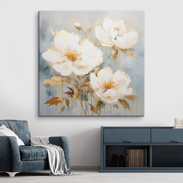 Peinture de fleurs blanches Peinture de fleurs blanches