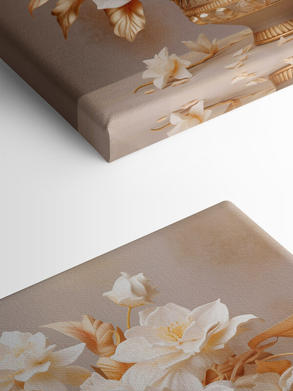 Vase avec fleurs blanches Vase avec fleurs blanches
