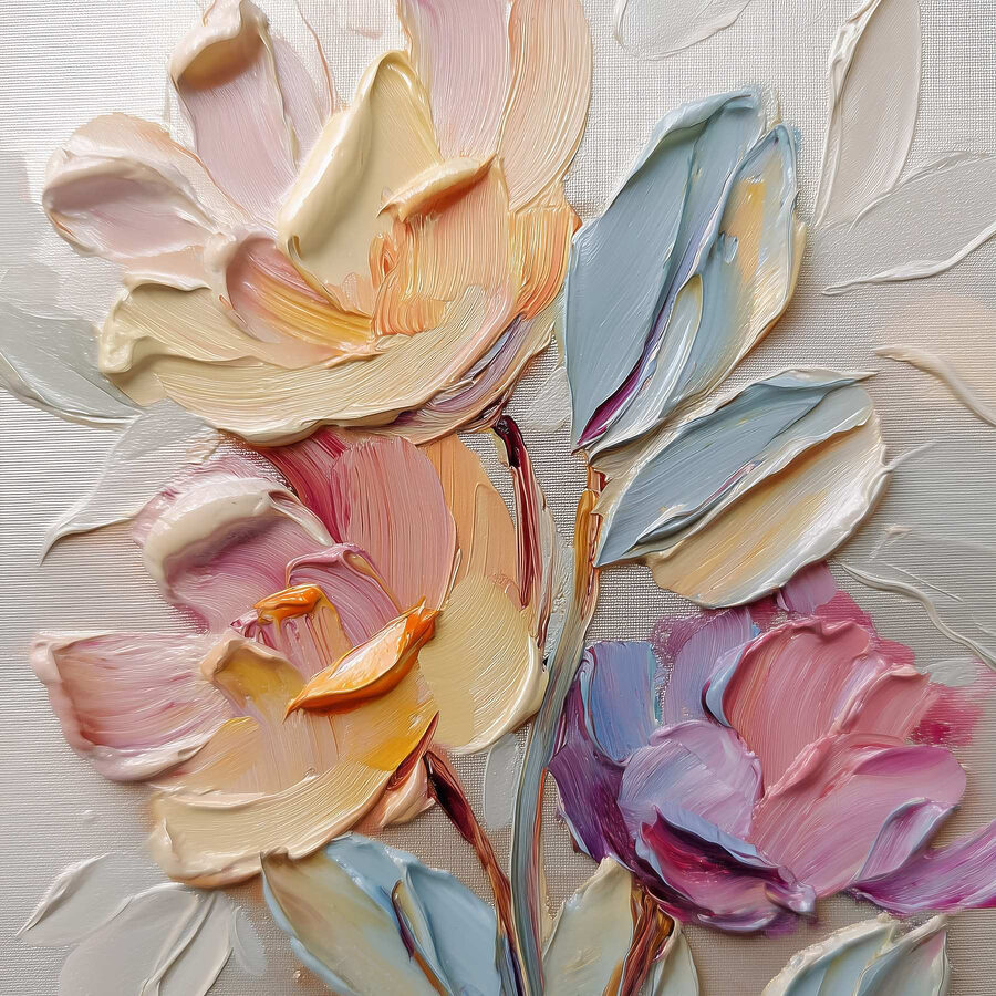 Une beauté florale délicate capturée ici