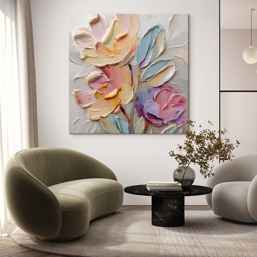 Une beauté florale délicate capturée ici