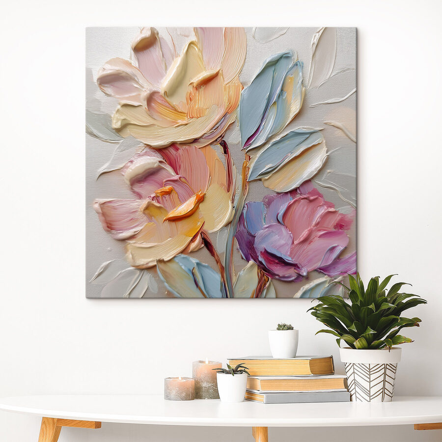 Une beauté florale délicate capturée ici