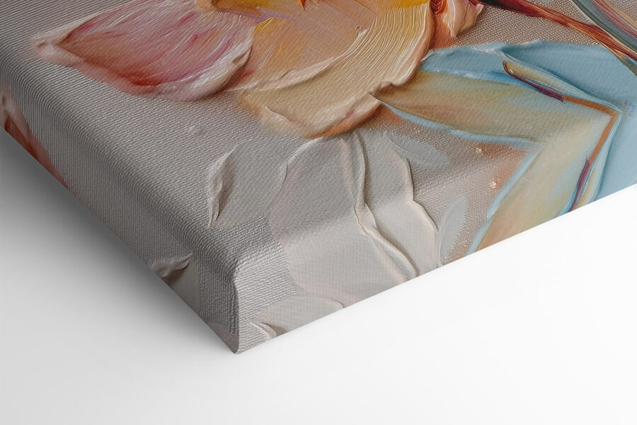 Une beauté florale délicate capturée ici
