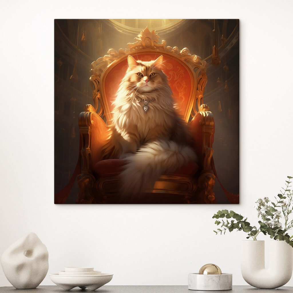 s44250pig27 1024x1024 - Chat assis sur une chaise - tegory