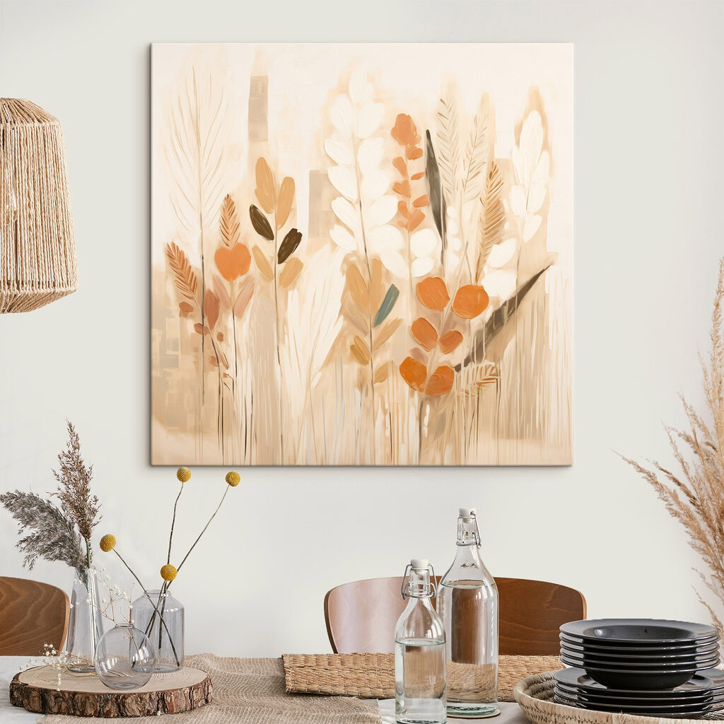 Painting of plants with leaves Painting of plants with leaves