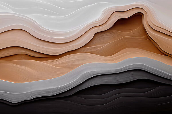 Des vagues douces de couleurs texturées Des vagues douces de couleurs texturées