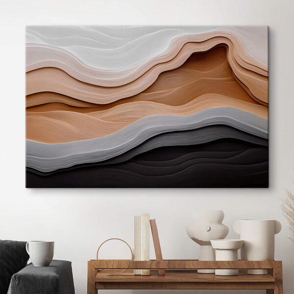 Des vagues douces de couleurs texturées Des vagues douces de couleurs texturées