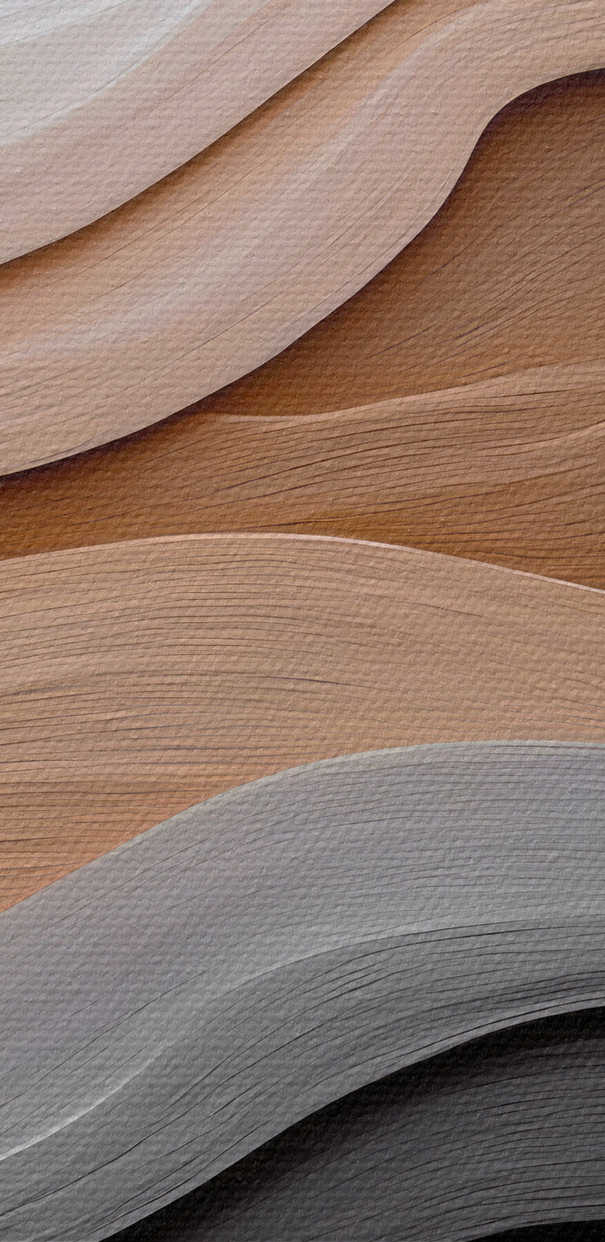 Des vagues douces de couleurs texturées