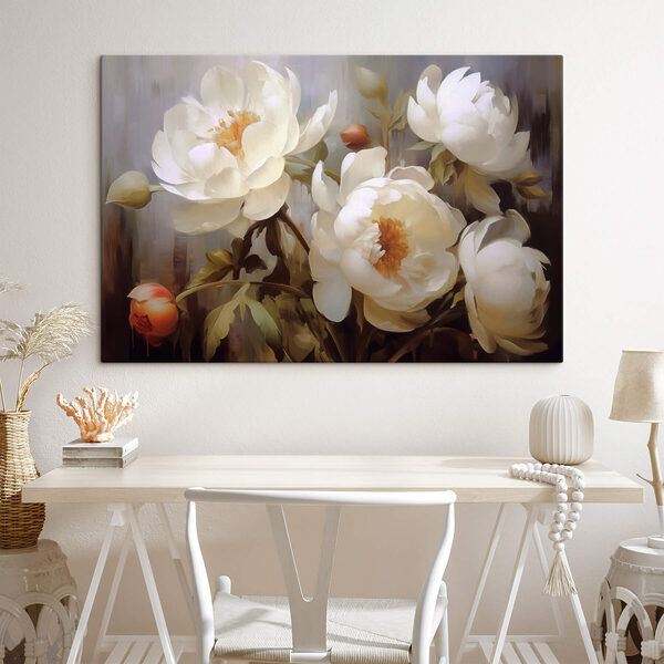 Peinture de fleurs blanches Peinture de fleurs blanches