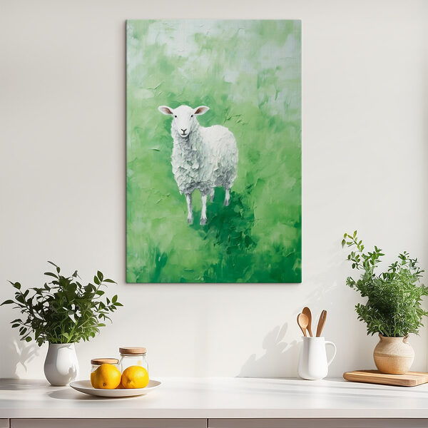 Peinture d'un mouton Peinture d'un mouton