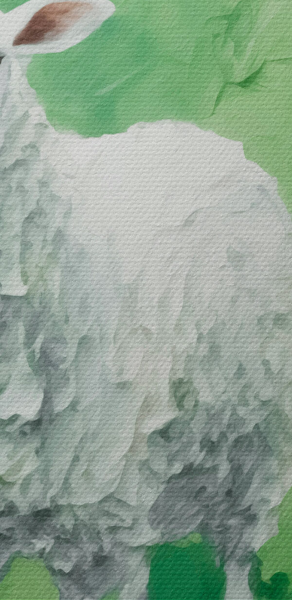 Peinture d'un mouton Peinture d'un mouton