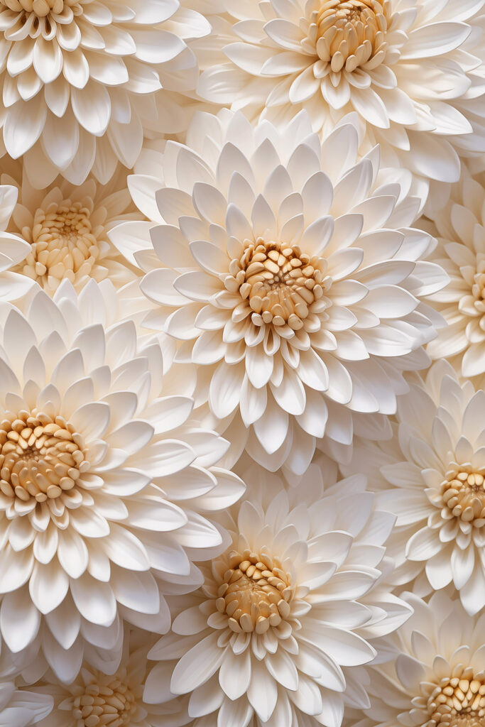 Group of white flowers