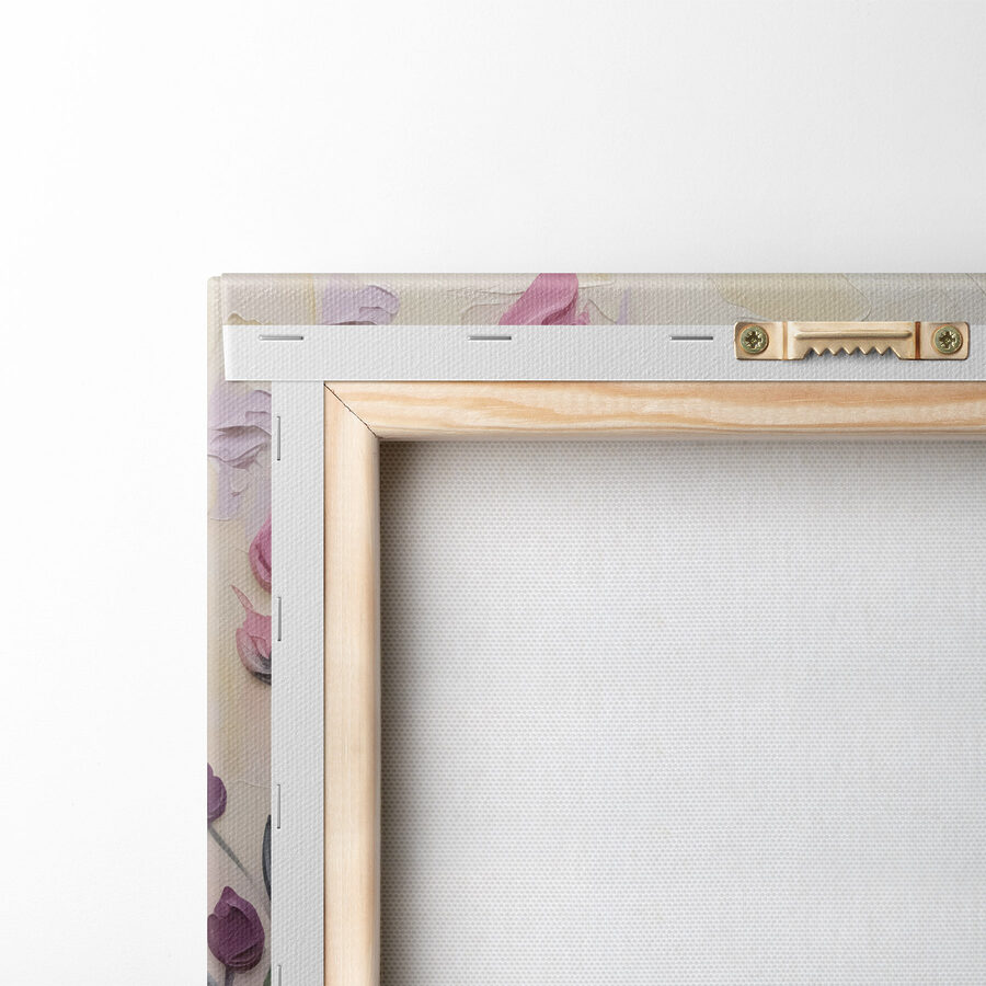 Peinture de fleurs et de feuilles