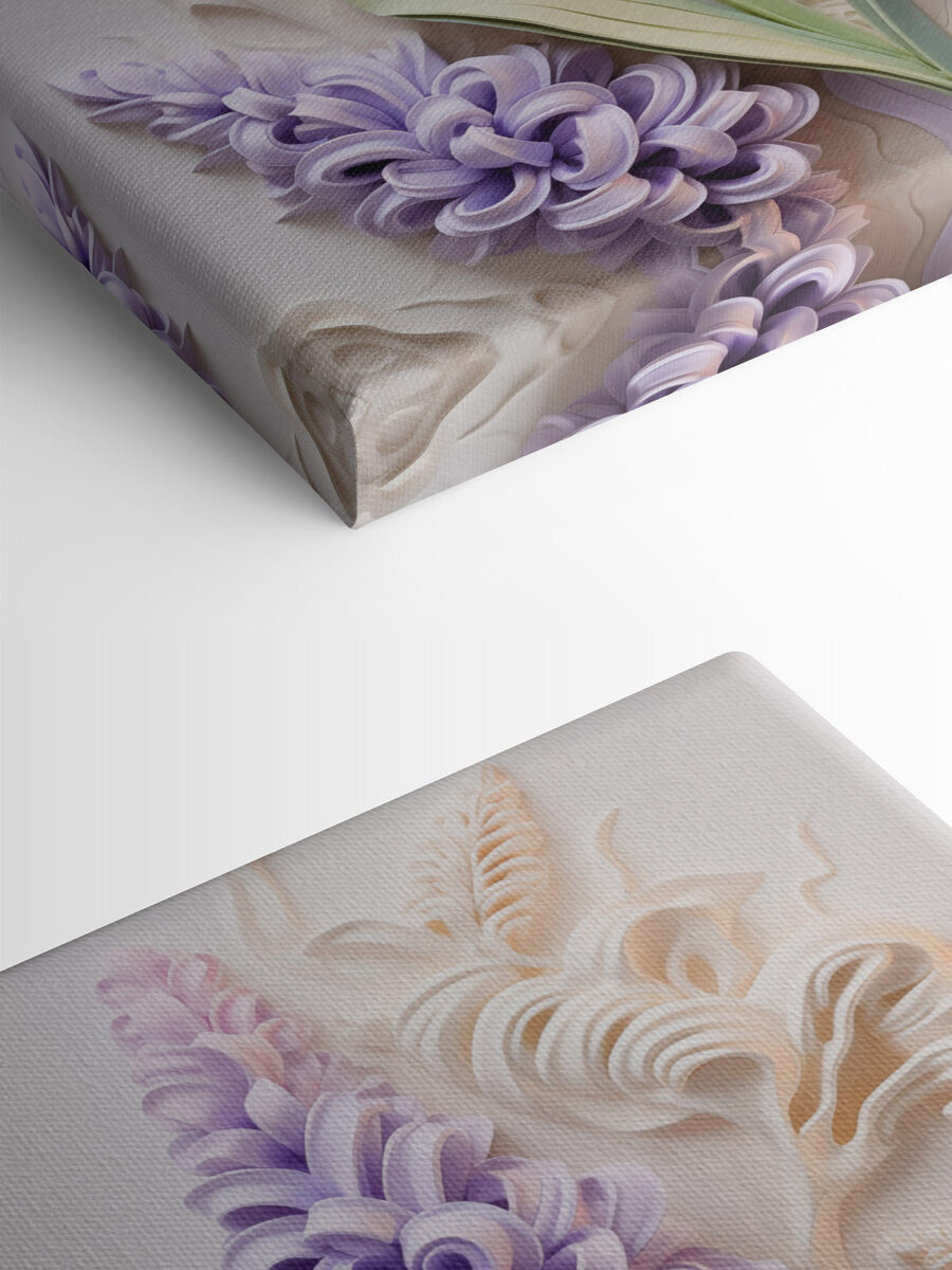 Groupe de fleurs violettes