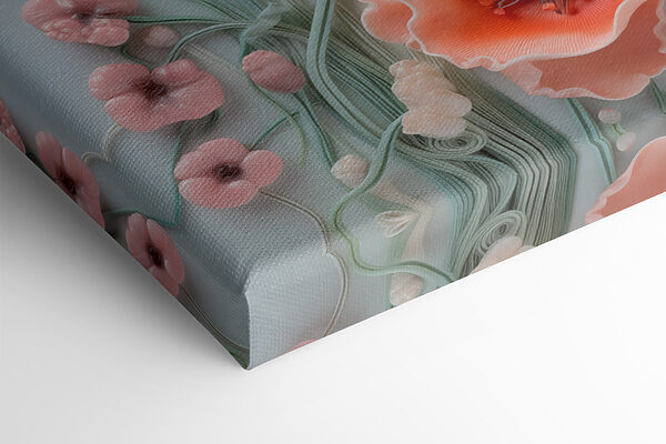 Groupe de fleurs sur une surface blanche Groupe de fleurs sur une surface blanche