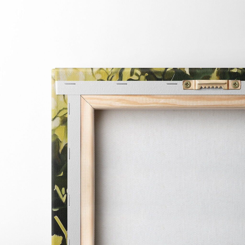 Plate of sandwiches and fruit on a table