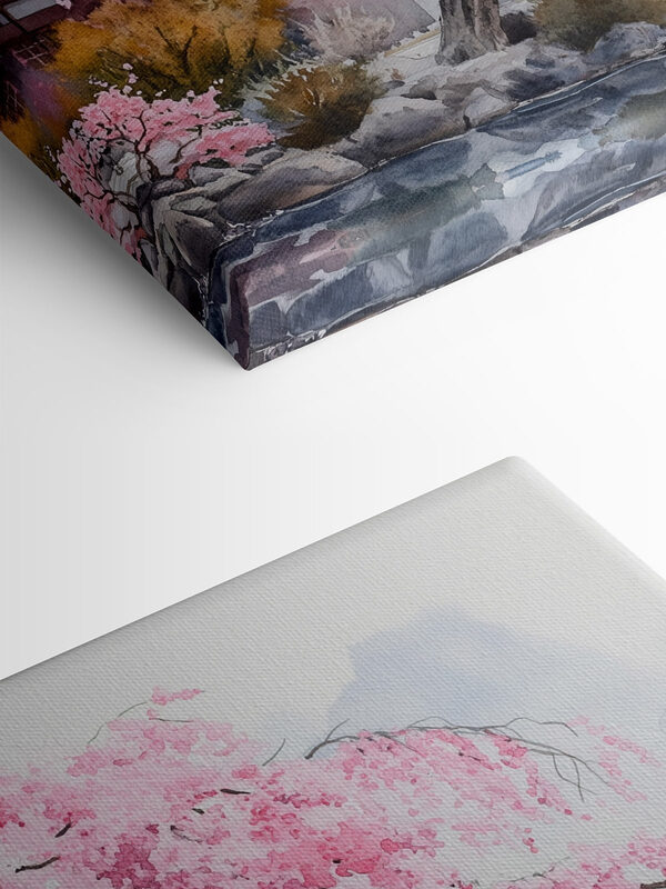 Aquarelle d'un arbre avec des fleurs roses s44312pmlfn 600x800 - Aquarelle d'un arbre avec des fleurs roses