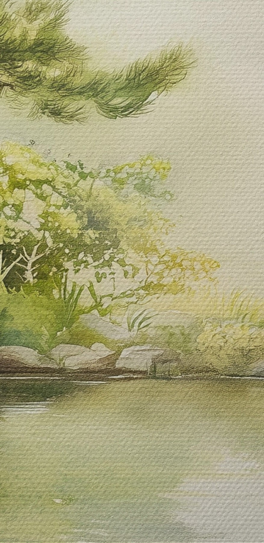 Eau avec un étang et un chemin y menant