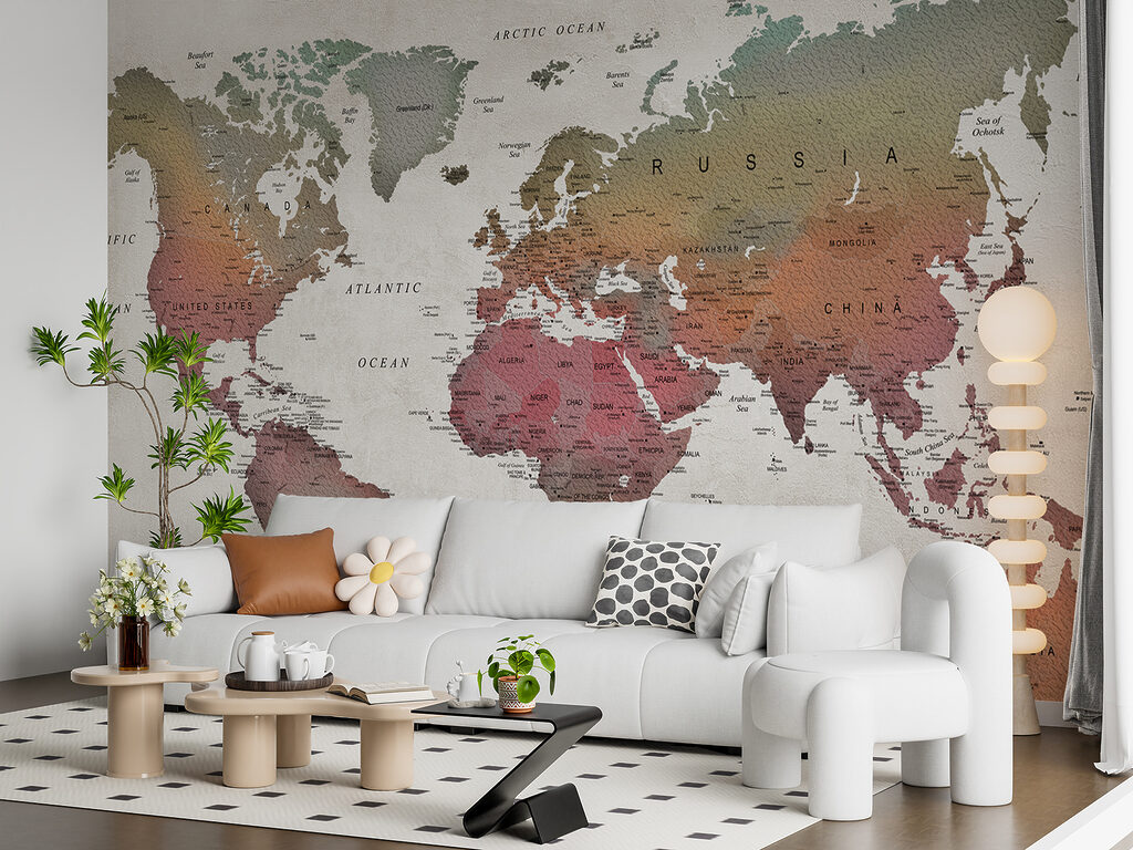 Map of the world Map of the world