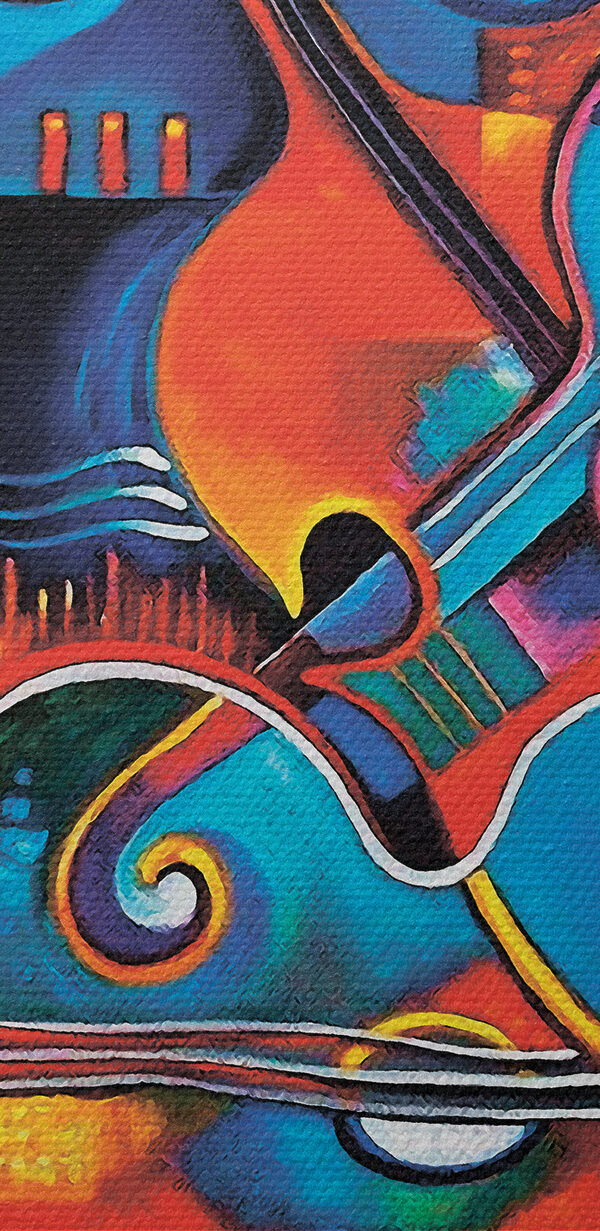 Une œuvre d'art colorée Une œuvre d'art colorée