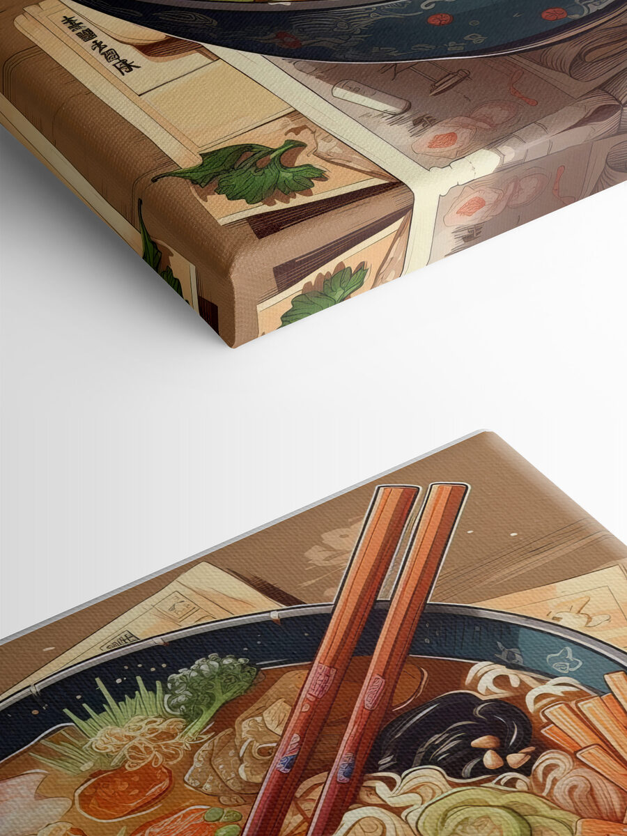 Un bol de ramen avec des baguettes et un œuf