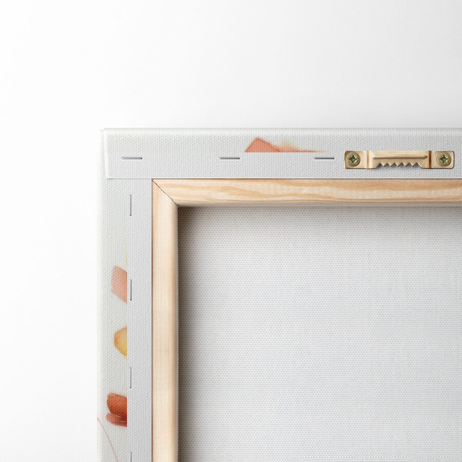 Une peinture de fleurs et de feuilles