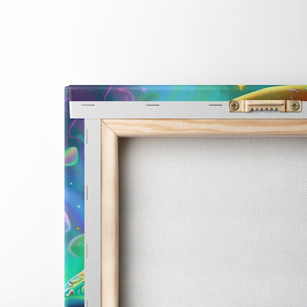 A group of colorful mushrooms A group of colorful mushrooms