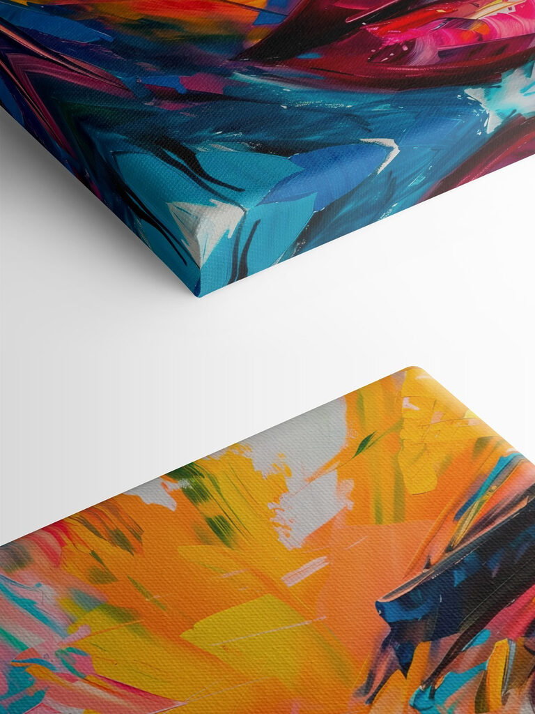 Painting of a woman's face