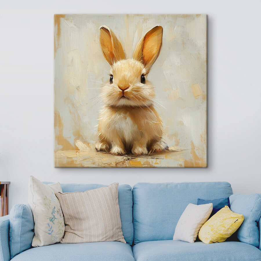 Gros plan sur un lapin