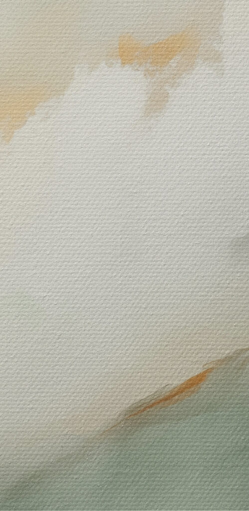 Painting of a mountain range