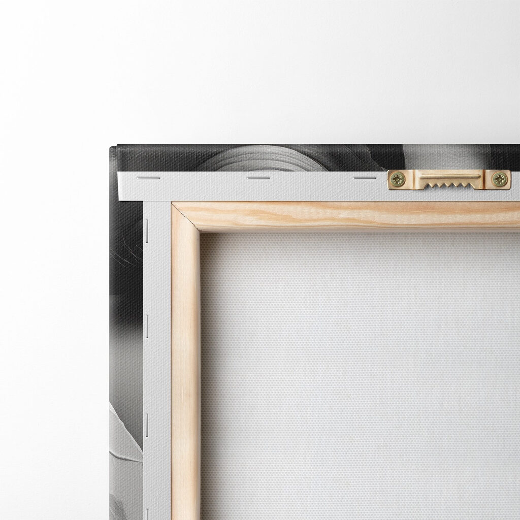 Red lips amidst abstract design Red lips amidst abstract design