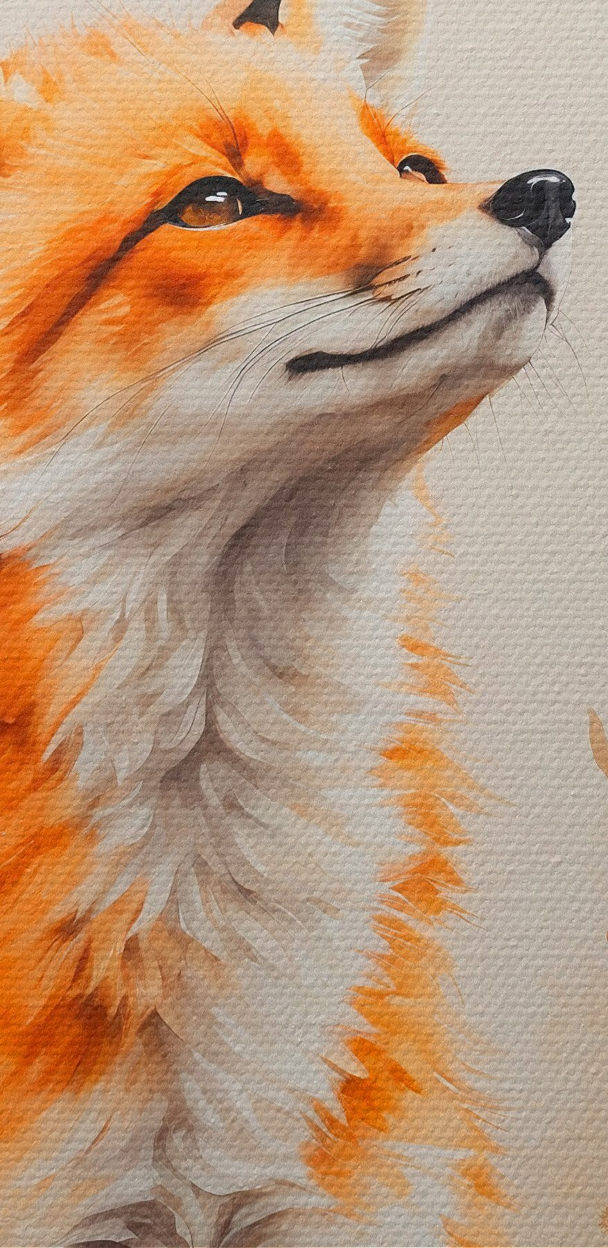 Peinture d'un renard Peinture d'un renard