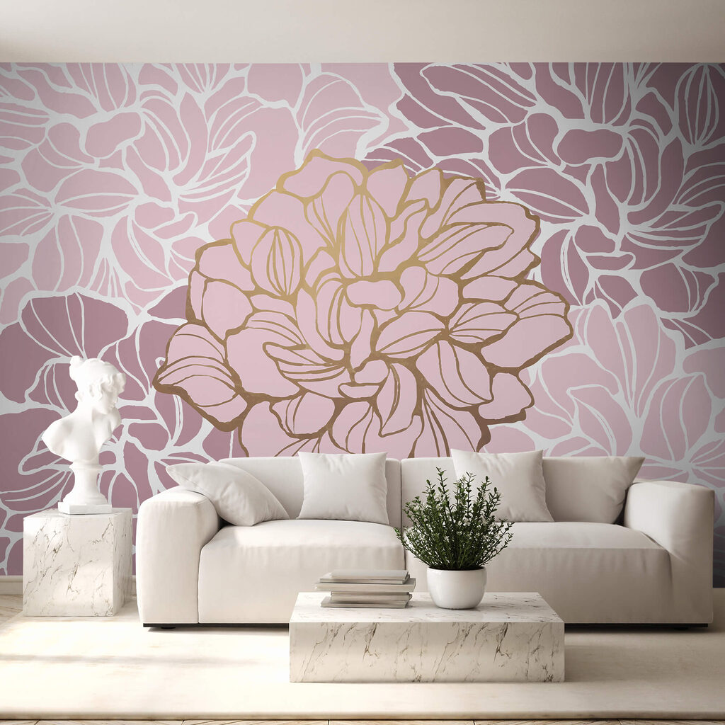 Fleur rose et blanche Fleur rose et blanche