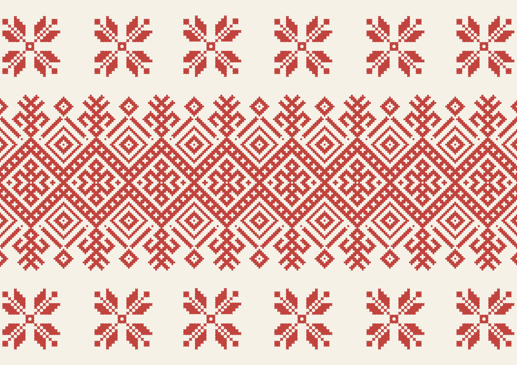 Motif rouge et blanc Motif rouge et blanc