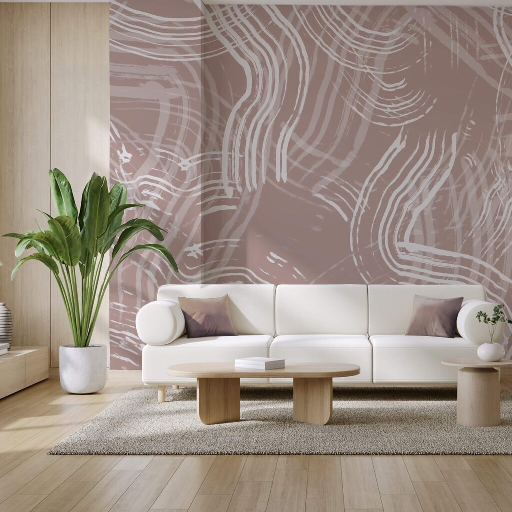 Lignes blanches sur fond rose Lignes blanches sur fond rose