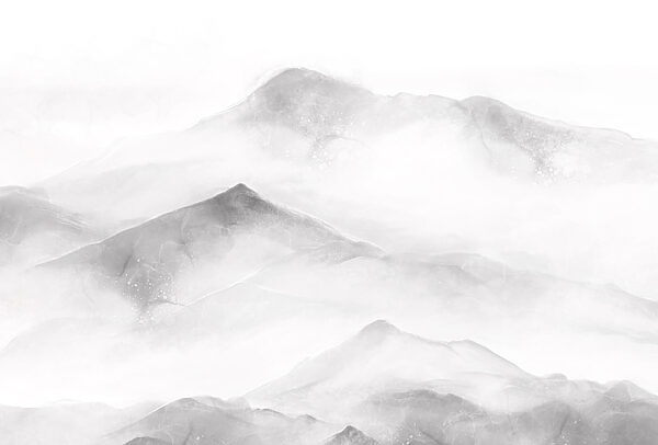 Chaîne de montagnes blanches et grises Chaîne de montagnes blanches et grises