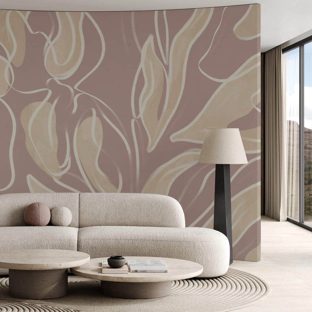 Motif de feuilles inspiré de la nature