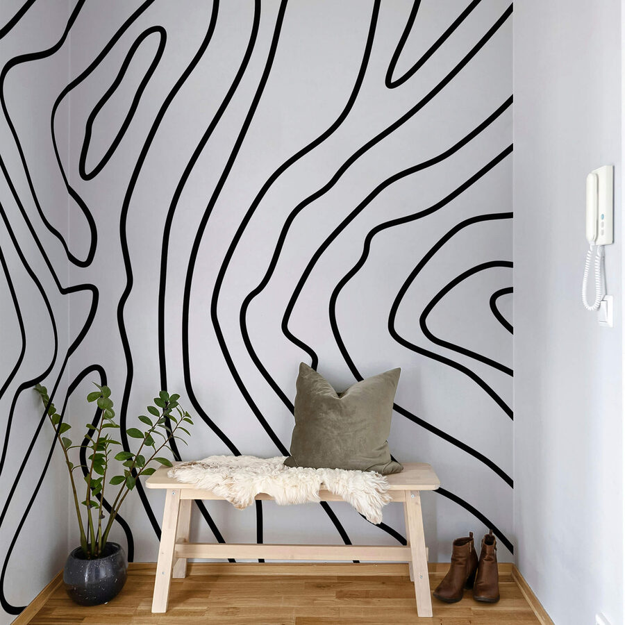 Motif noir et blanc
