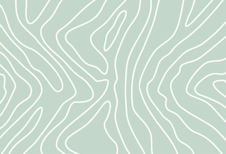 Lignes blanches sur fond vert clair