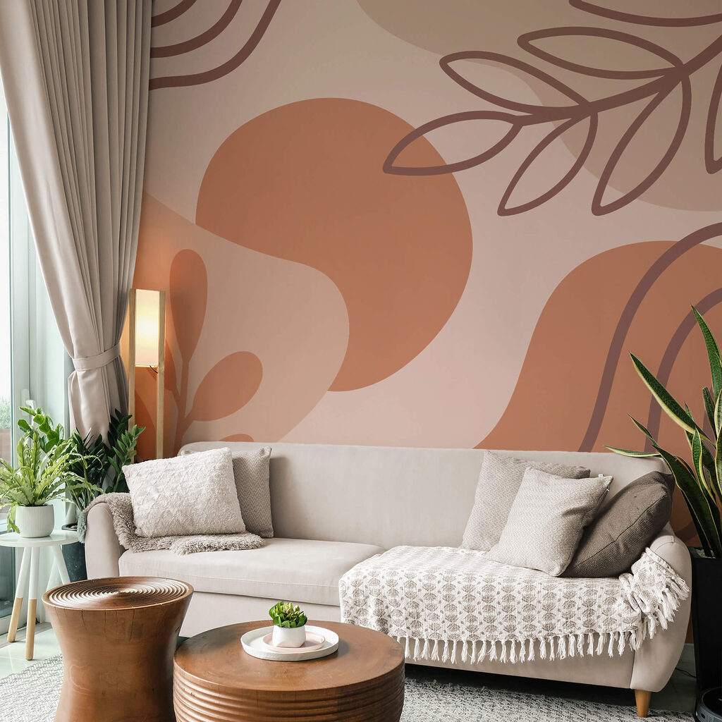 Formes abstraites dans des tons terreux Formes abstraites dans des tons terreux