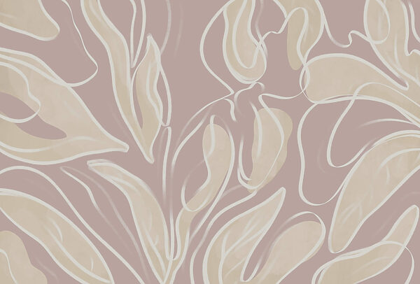 Motif de feuilles inspiré de la nature. Motif de feuilles inspiré de la nature.