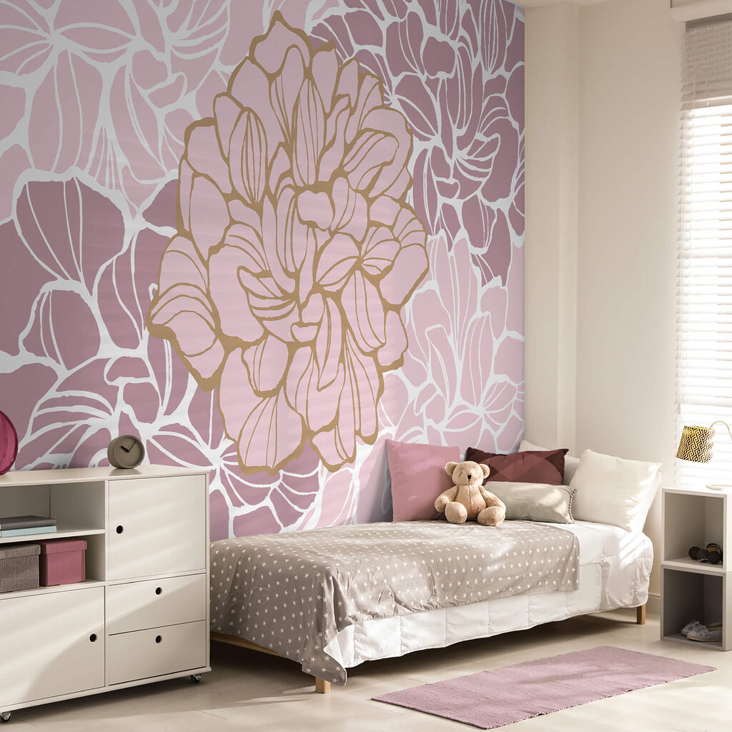 Fleur rose et blanche Fleur rose et blanche